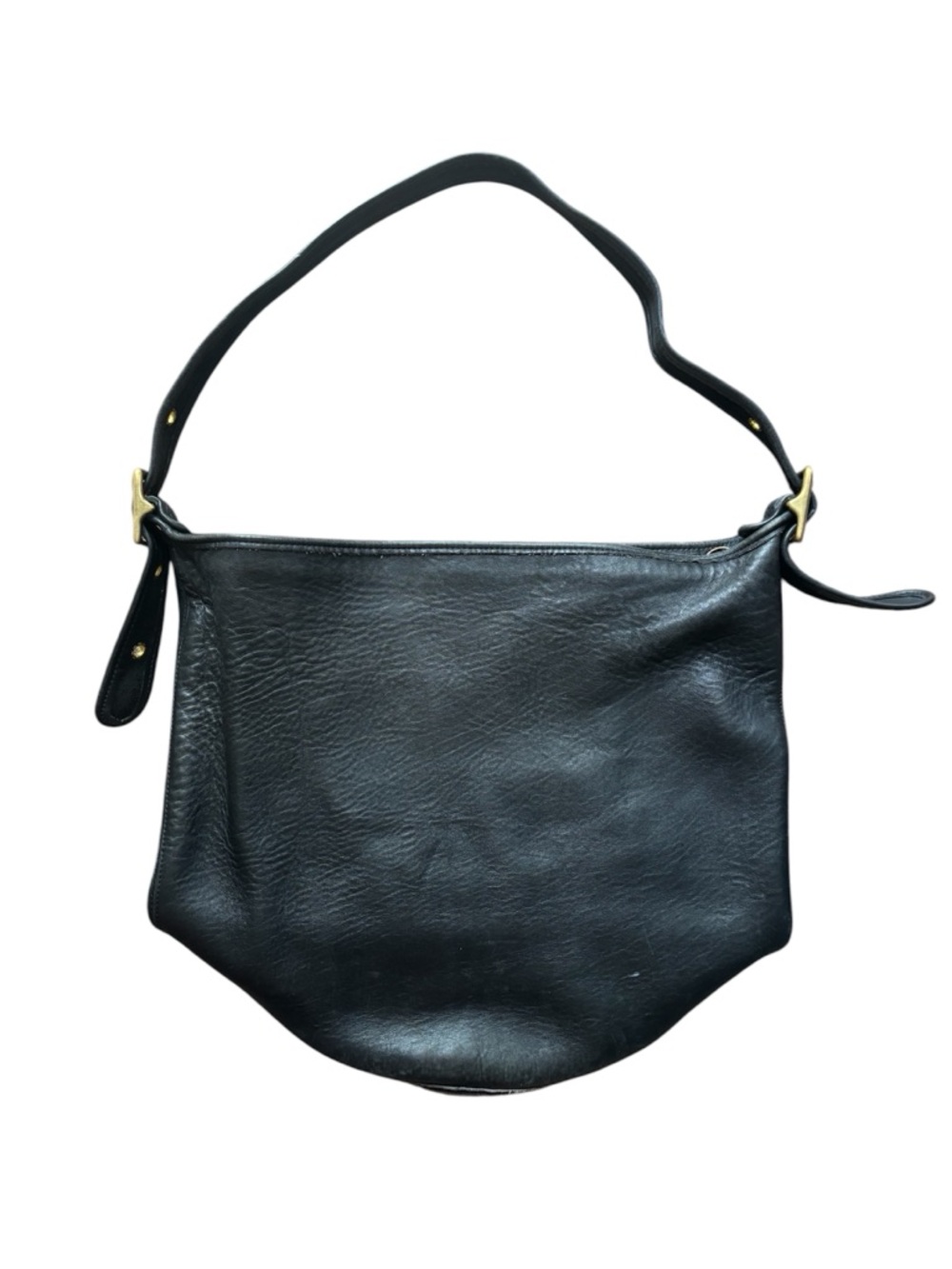 Coach Vintage Helen Berg’s Legacy Duffle Bag Black Glovetanned Leather - Picture 3 of 14